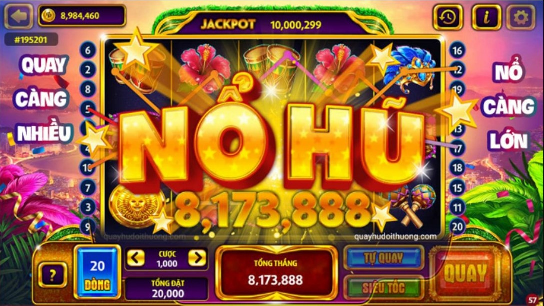 Game nổ hũ TG88 trò chơi cá cược hấp dẫn nhất nhà cái 1 Game nổ hũ