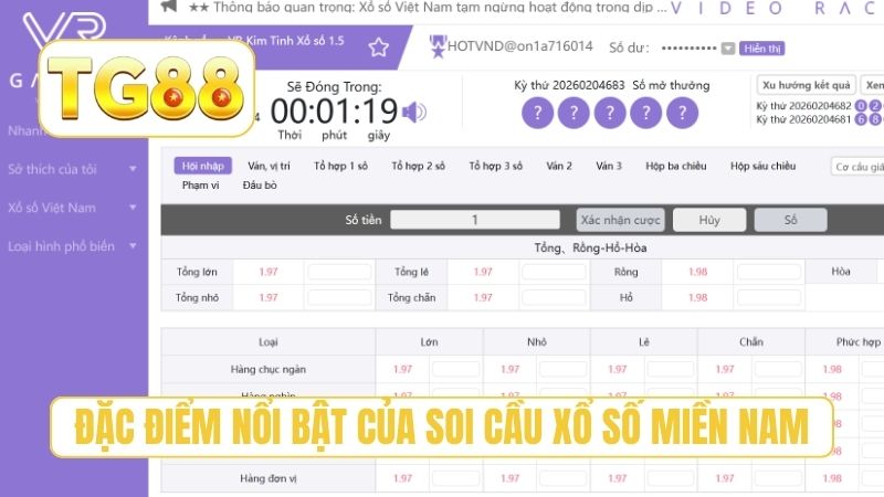 Soi Cầu Xổ Số Miền Nam - 3 Tuyệt Chiêu Tìm Số Cùng TG88 2 Đặc điểm nổi bật của soi cầu xổ số miền Nam